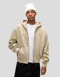 Sweat Zippé Boxy Fit Brodé