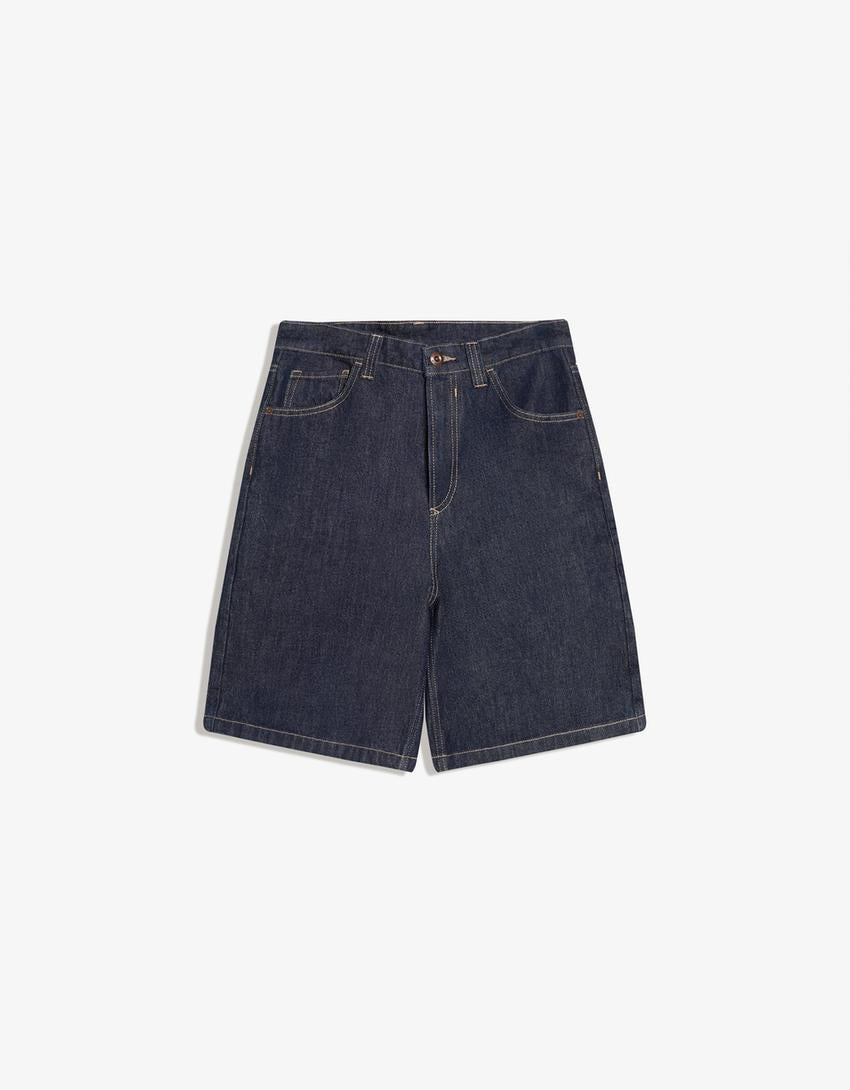 SHORT EN JEAN BAGGY FIT