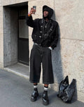 BERMUDA EN DENIM SUPER BAGGY FIT