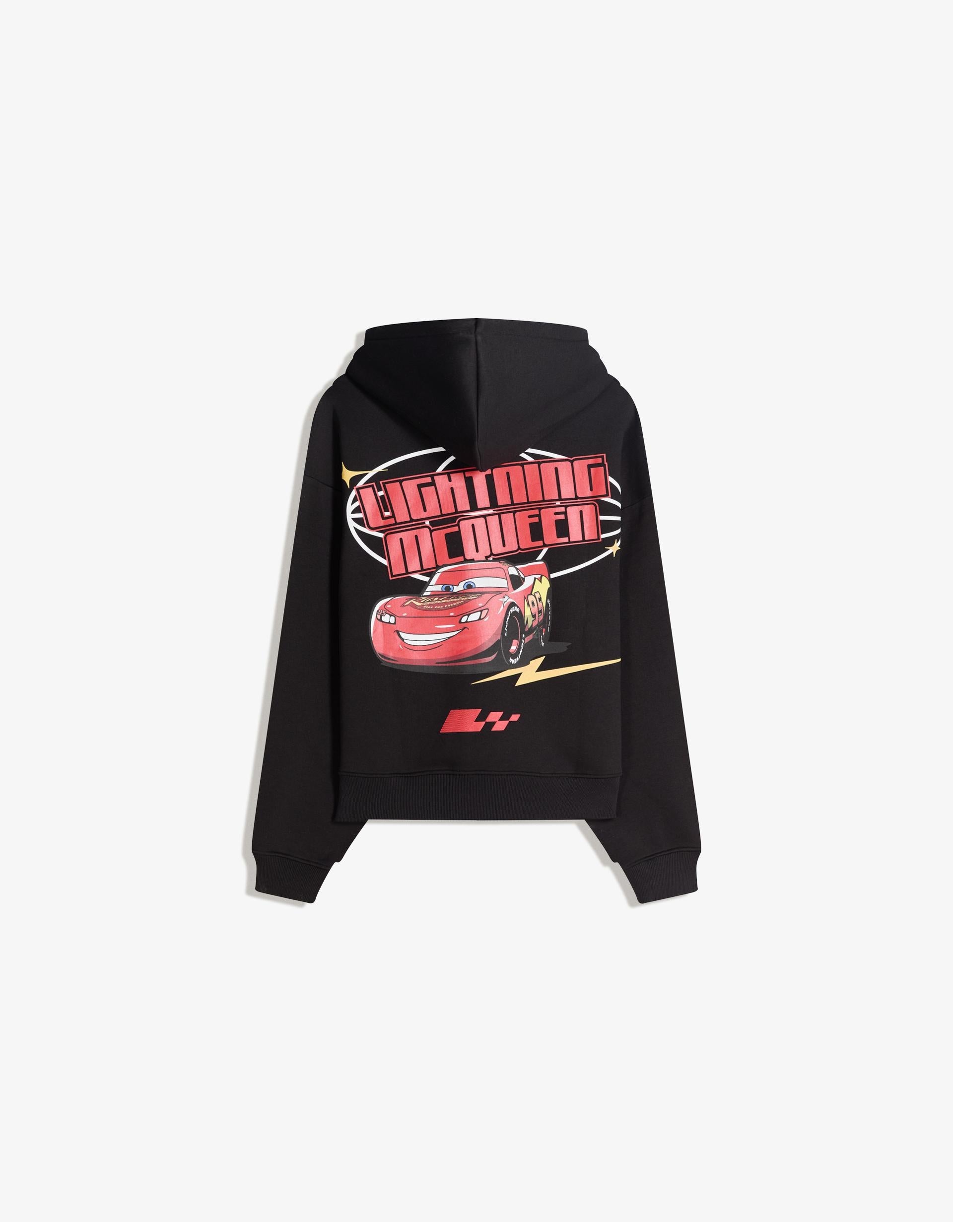SWEAT CARS À CAPUCHE IMPRIMÉ