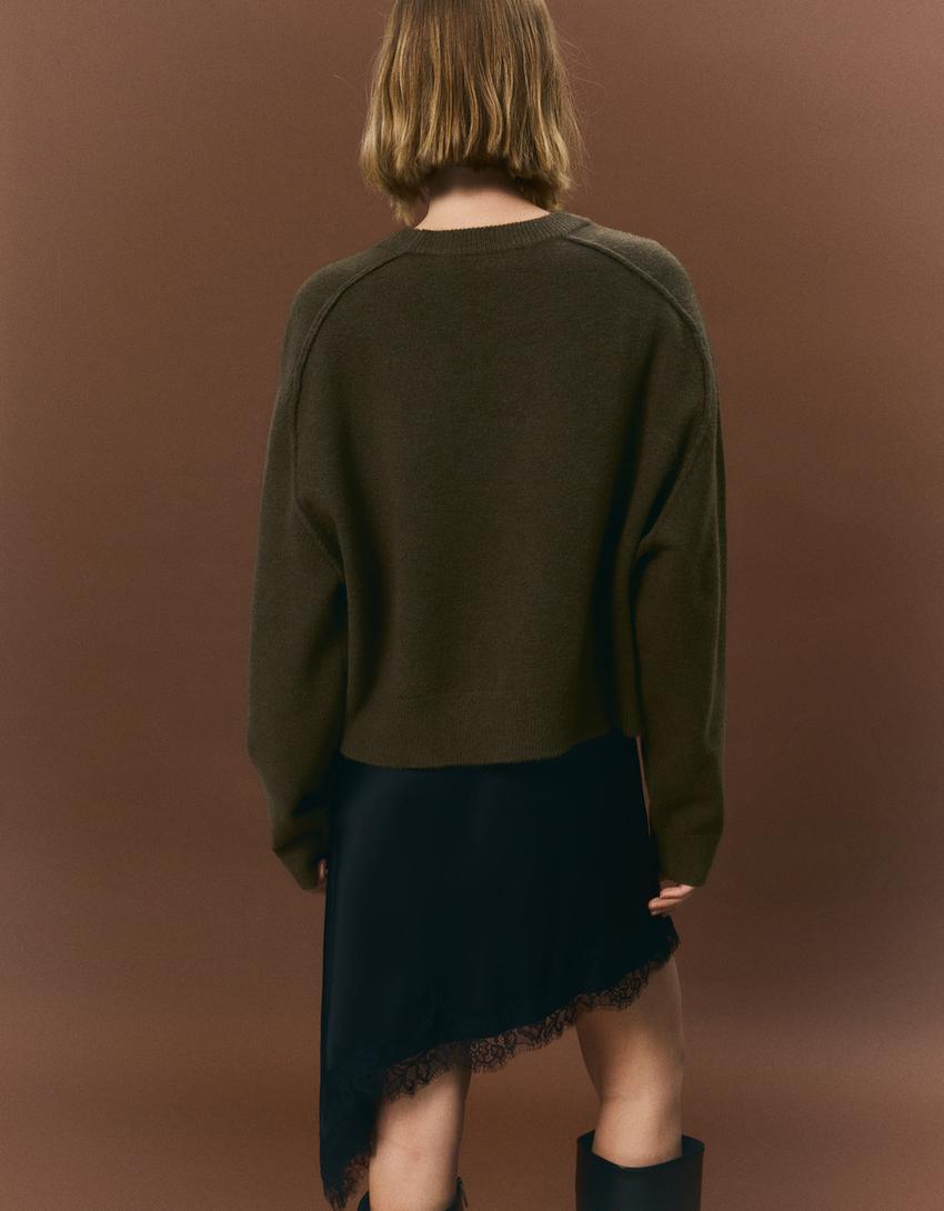 Pull En Maille À Coutures