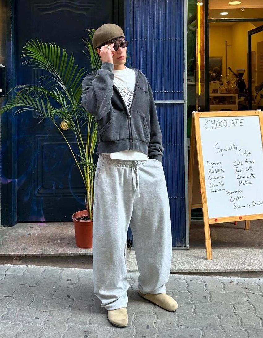 Sweat Zippé Court Boxy Fit