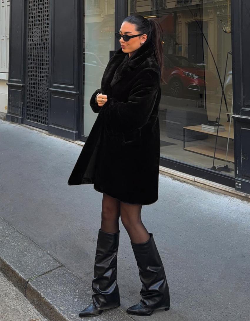 Manteau Fausse Fourrure