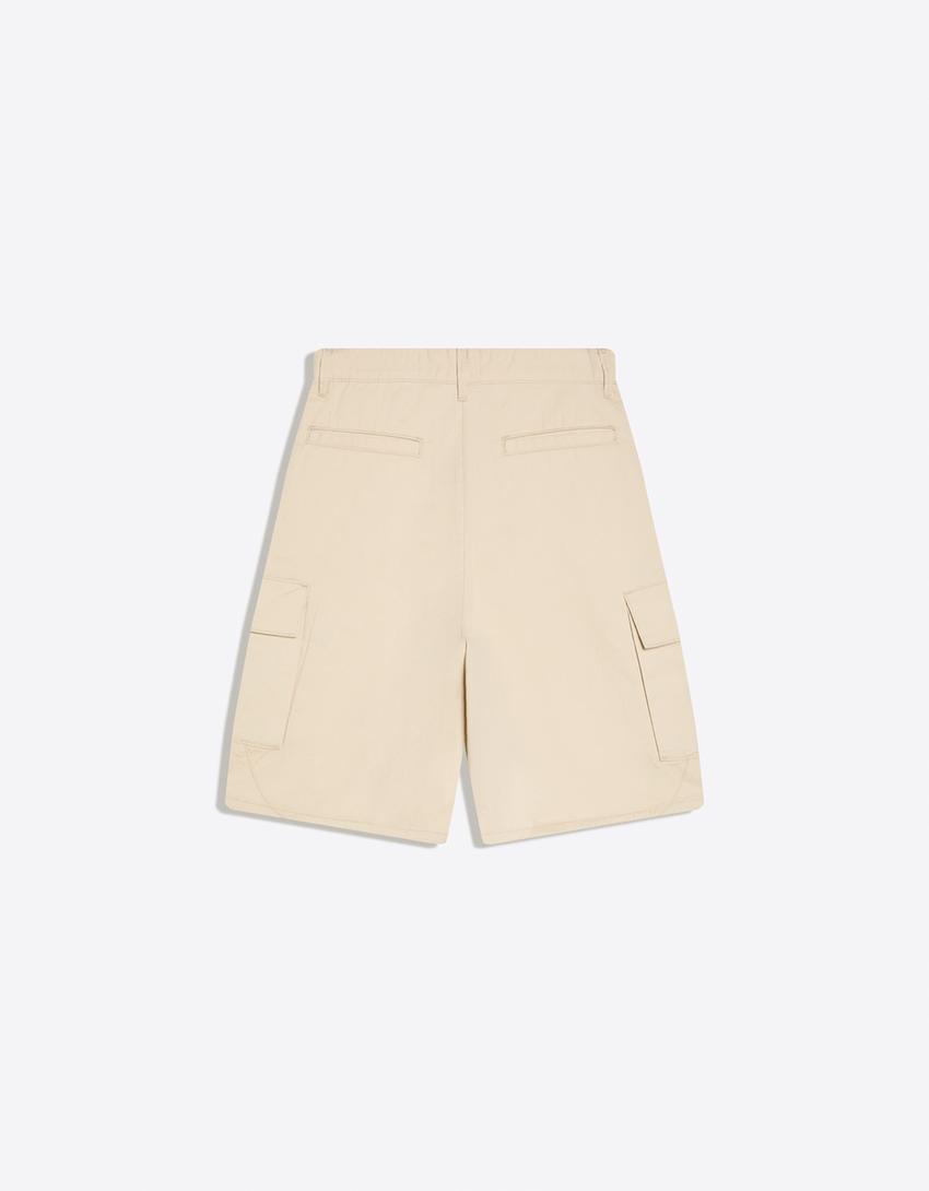 Bermuda Wide Leg Cargo
