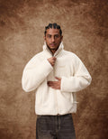 VESTE EN MOUTON SYNTHÉTIQUE