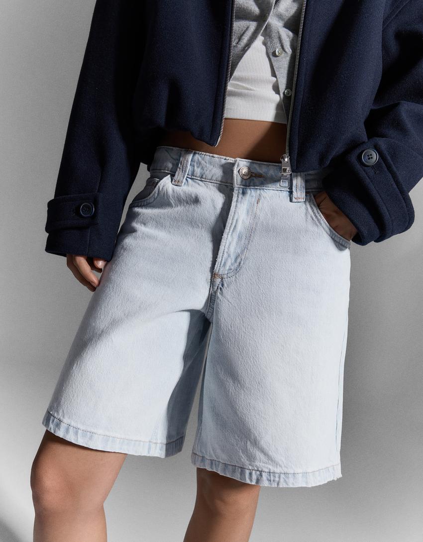 SHORT EN JEAN BAGGY FIT
