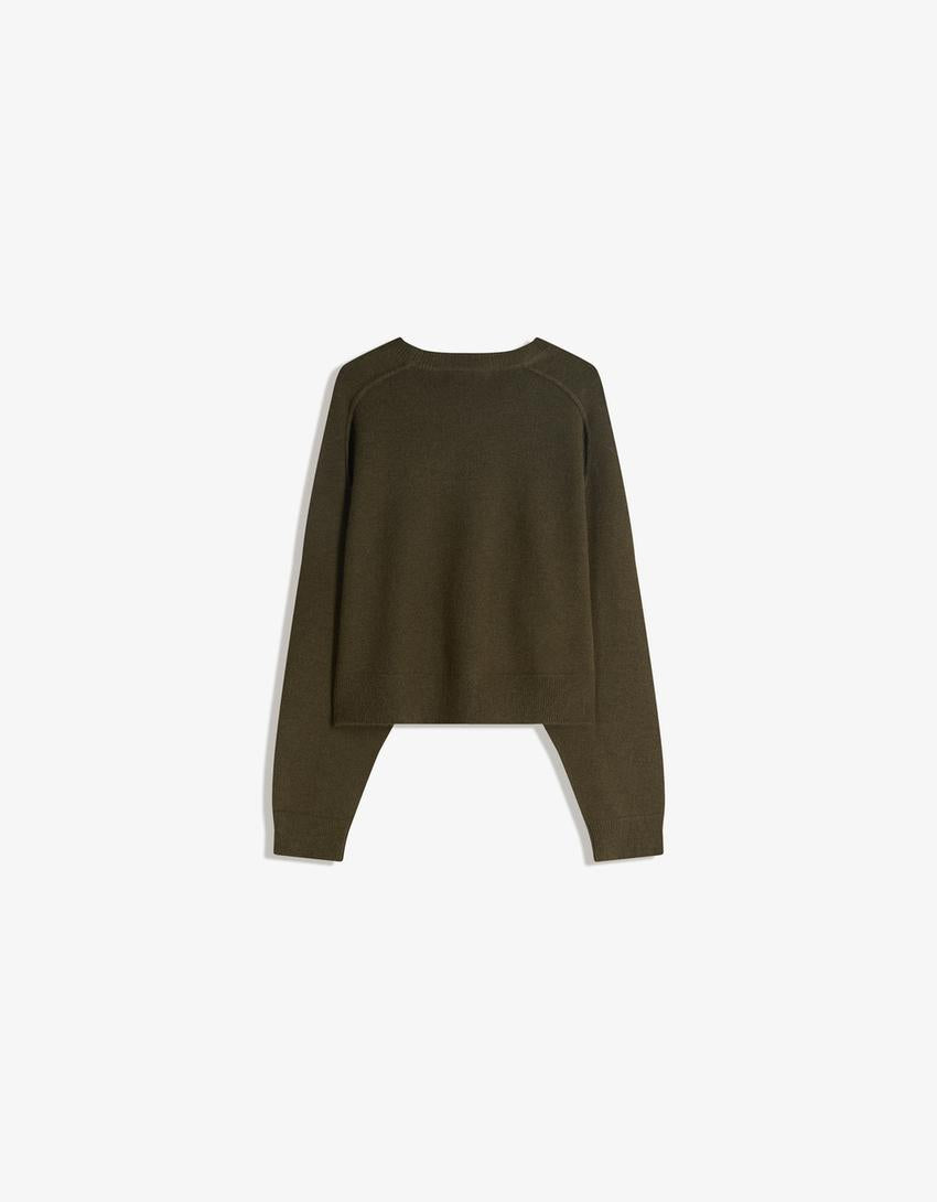 Pull En Maille À Coutures