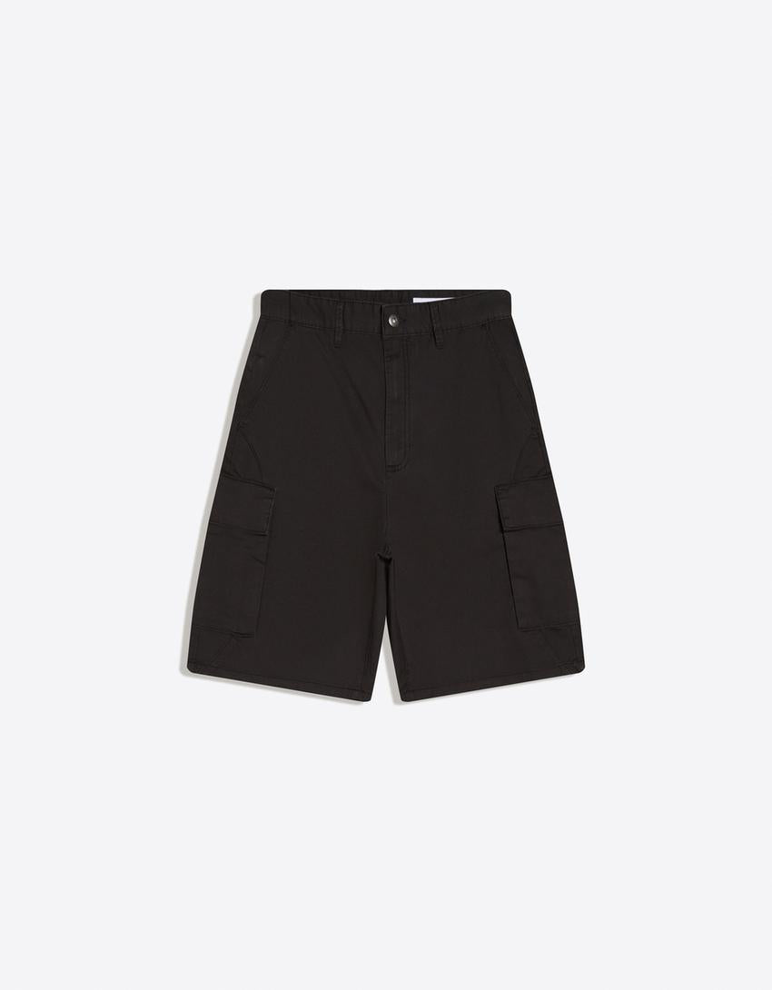Bermuda Wide Leg Cargo