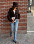 SWEAT ZIPPÉ OVERSIZE À CAPUCHE