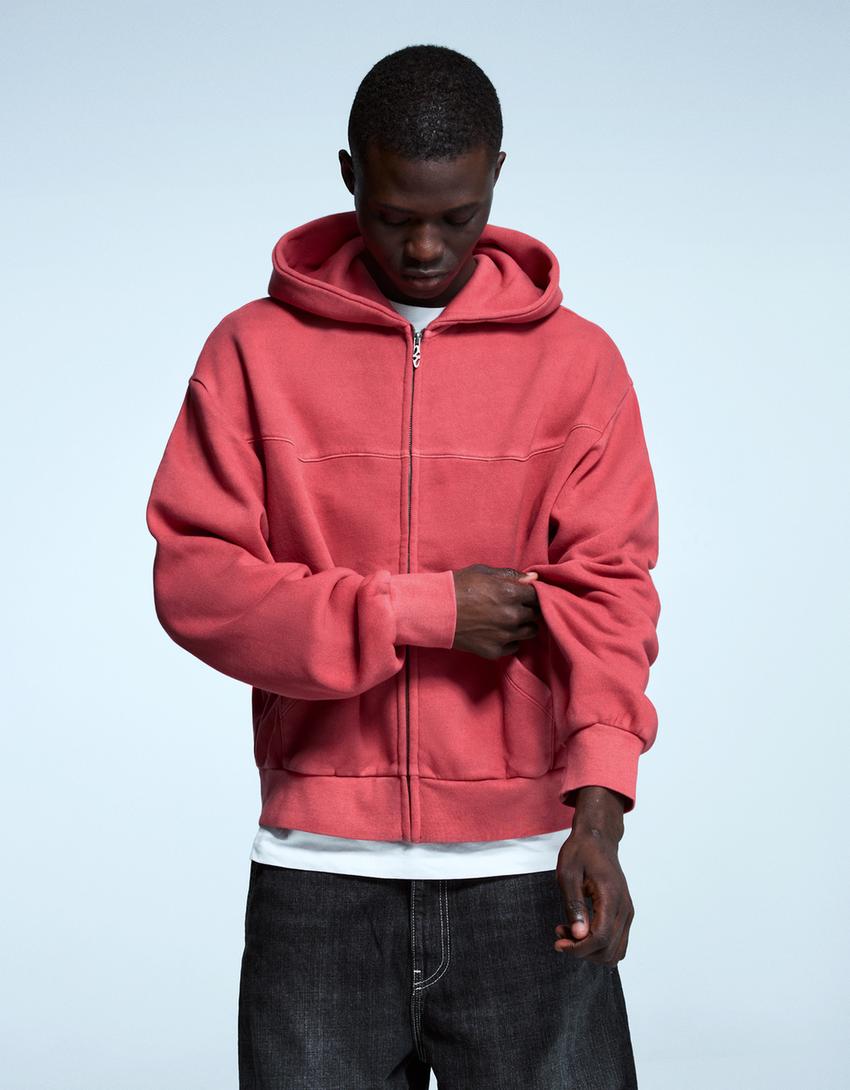 Sweat Zippé Court Boxy Fit