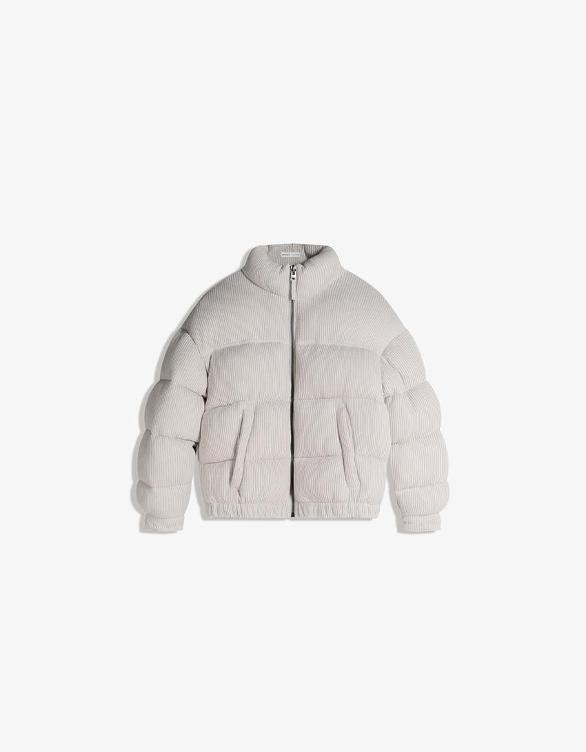 VESTE PUFFY TRICOT