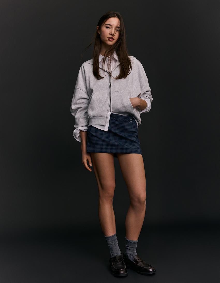 Jupe-Short Mini À Boucles