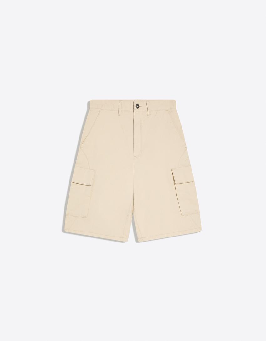 Bermuda Wide Leg Cargo