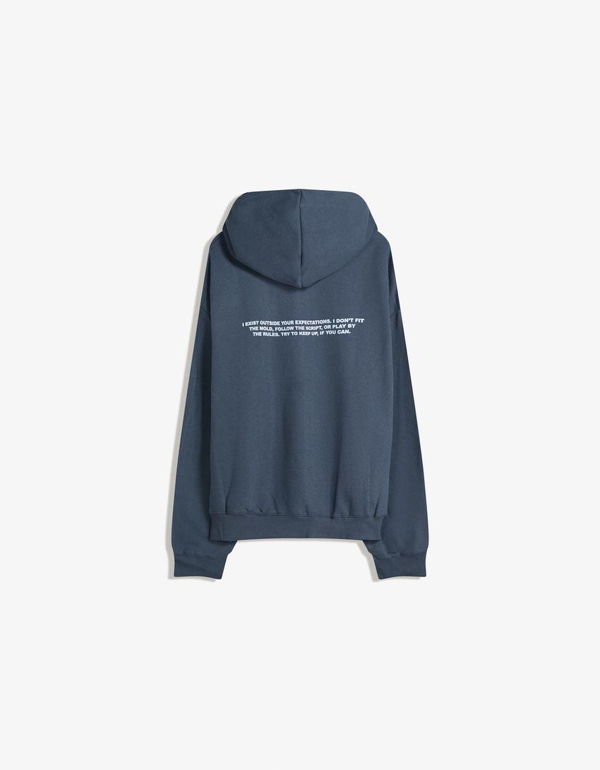 SWEAT À CAPUCHE IMPRIMÉ