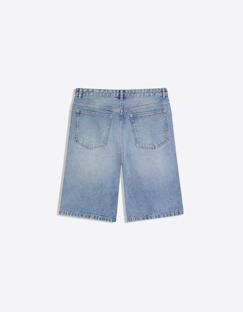 BERMUDA DENIM BAGGY FIT