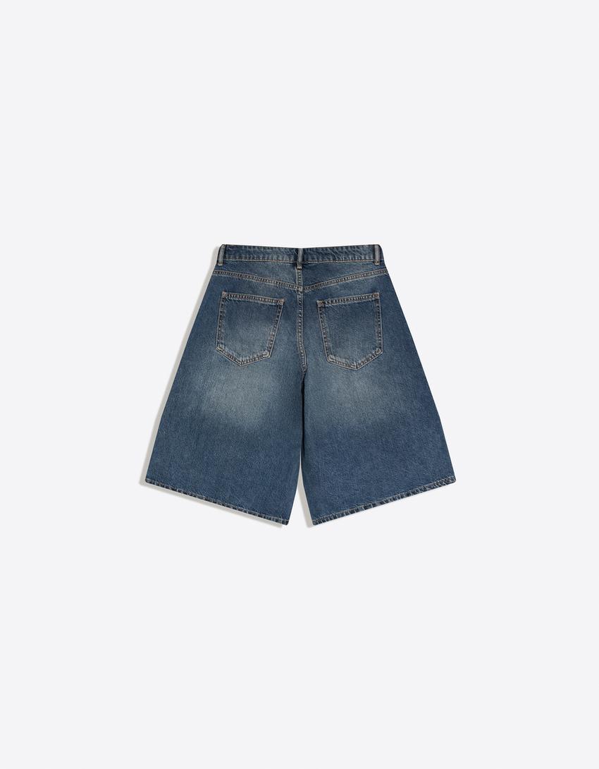 Bermuda Jort Denim Baggy Fit
