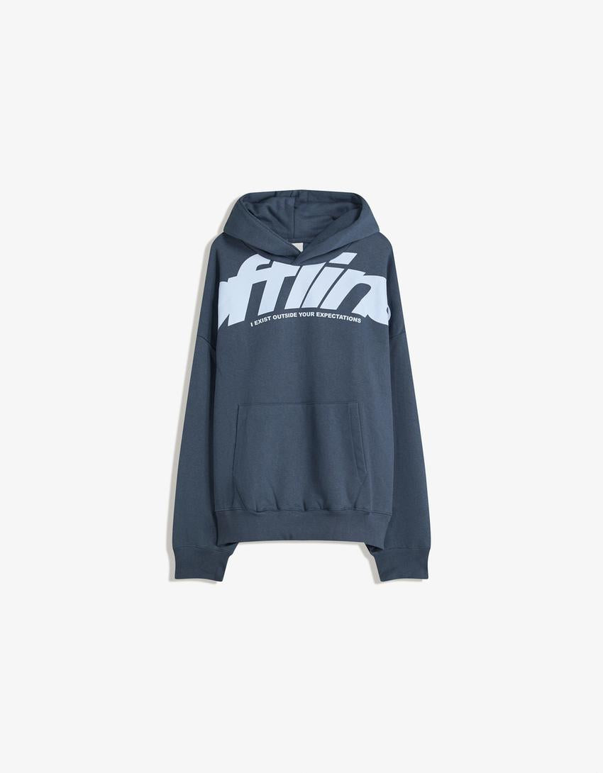 SWEAT À CAPUCHE IMPRIMÉ
