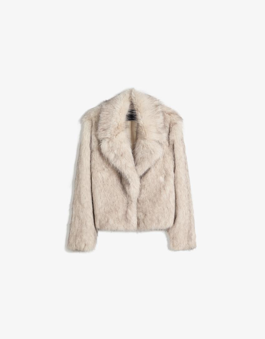 BLOUSON FAUSSE FOURRURE