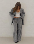 Pantalon Volume Double Tissu