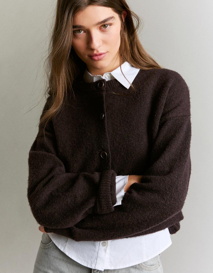 Gilet Boutonné Toucher Doux