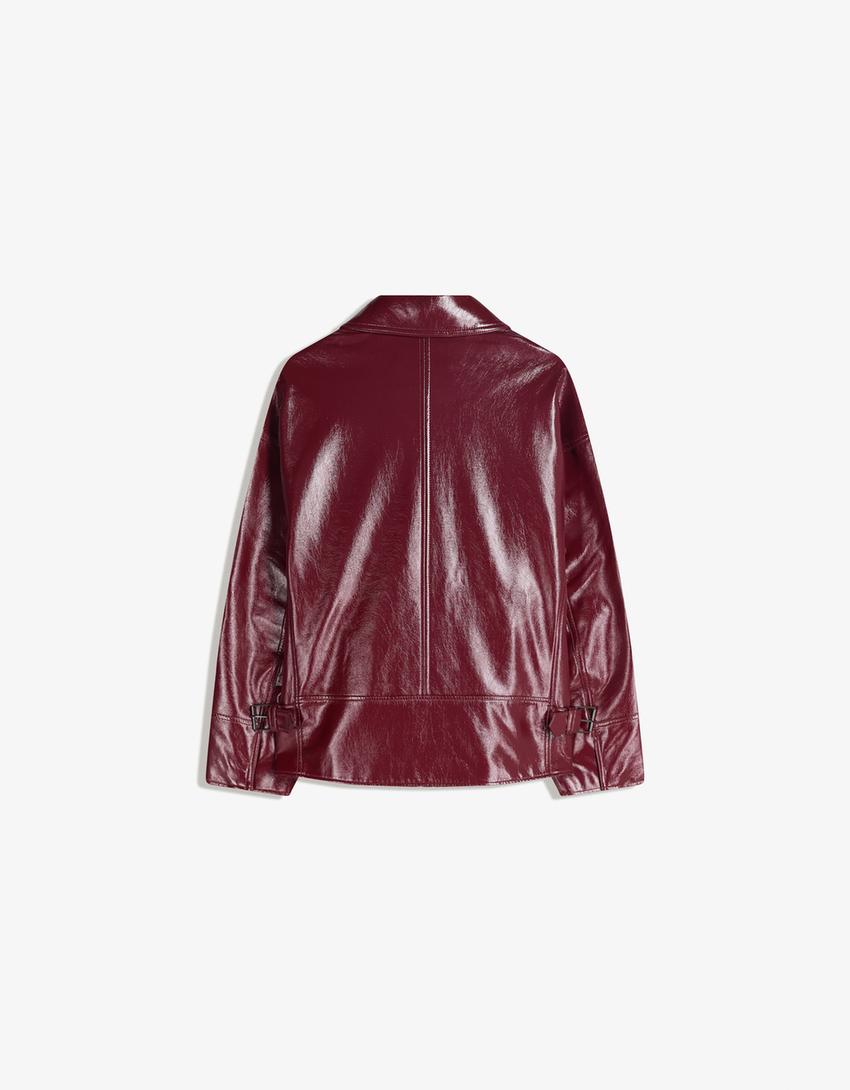 Veste Trucker Similicuir