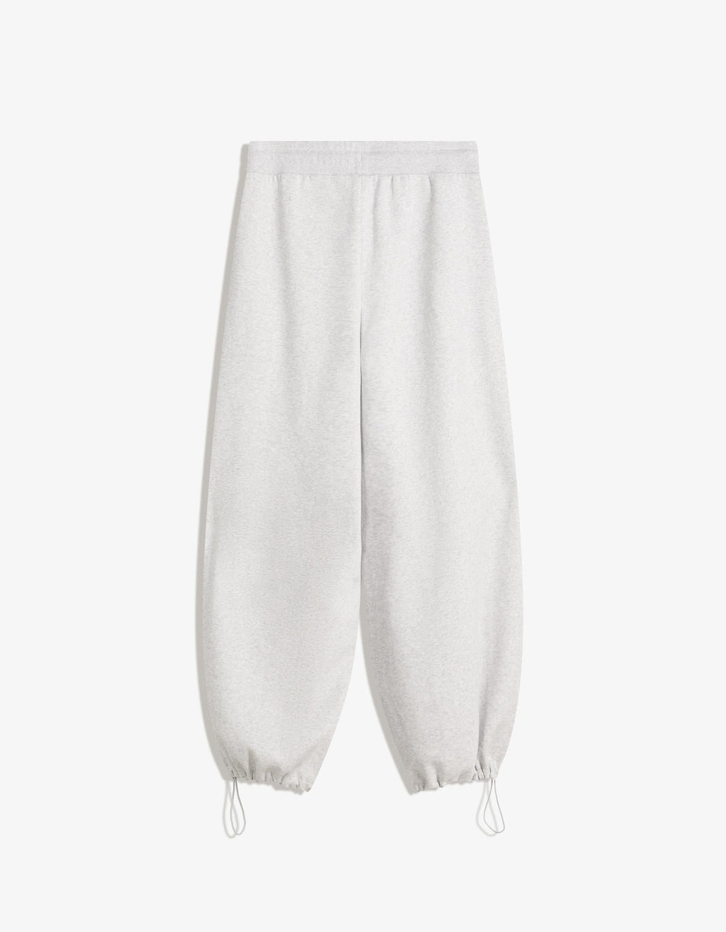 PANTALON EN MOLLETON COUPE BARREL À STOPPEURS