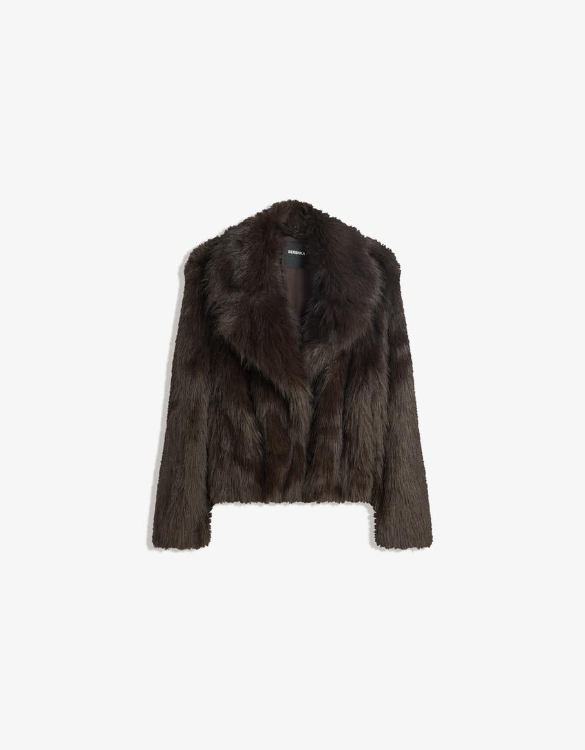 BLOUSON FAUSSE FOURRURE