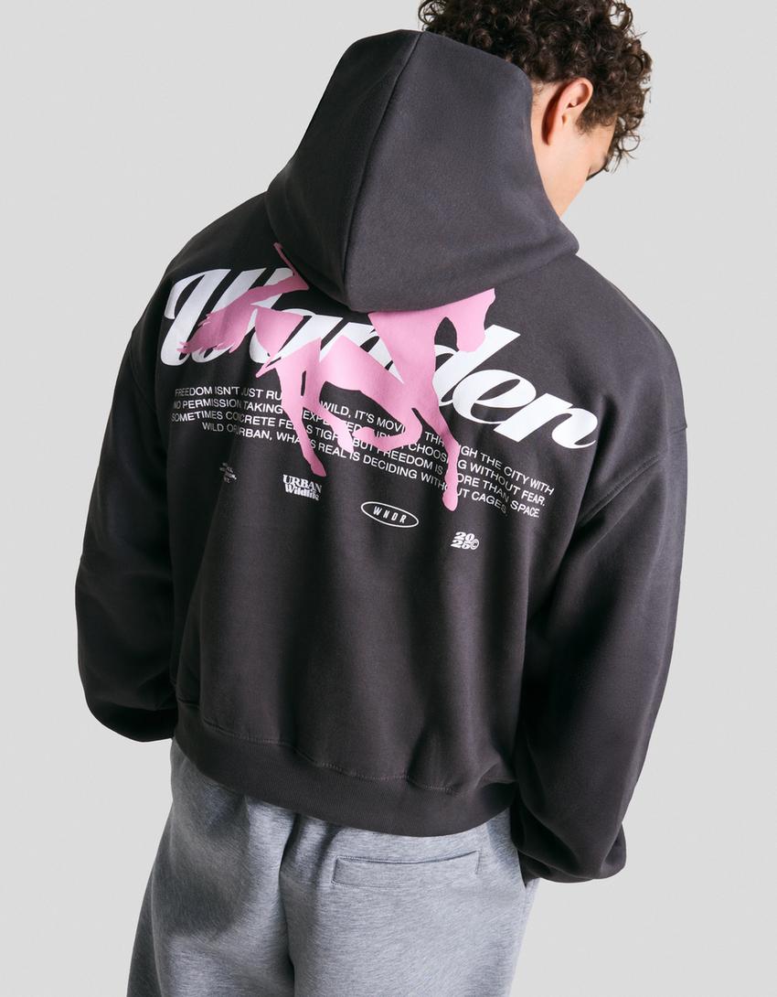 SWEAT CAPUCHE IMPRIMÉ