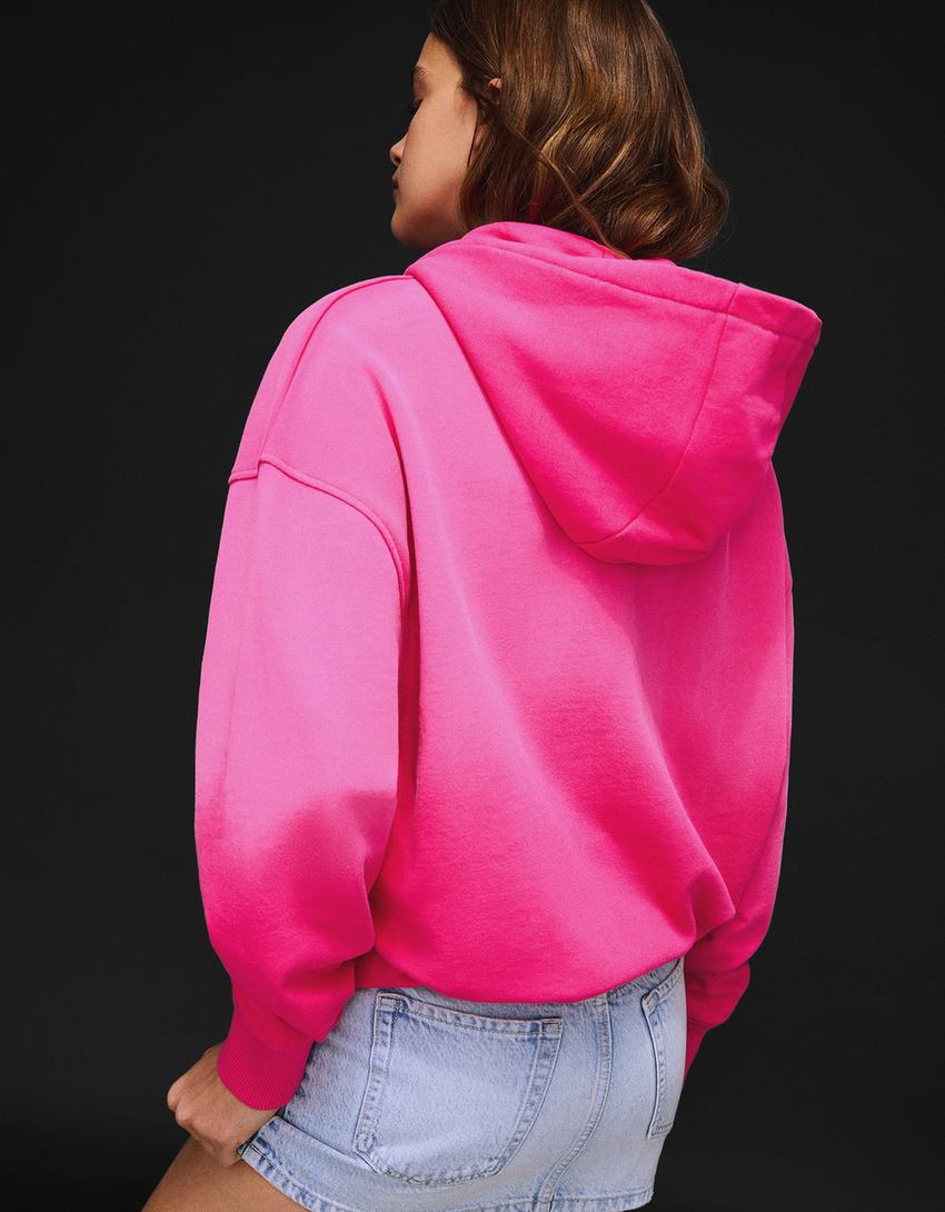 SWEAT ZIPPÉ À CAPUCHE OVERSIZE