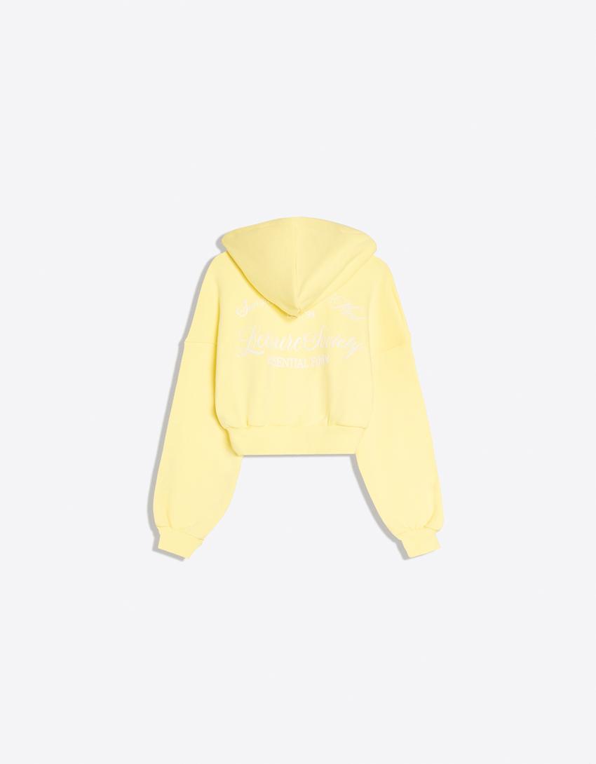 SWEAT ZIPPÉ À CAPUCHE