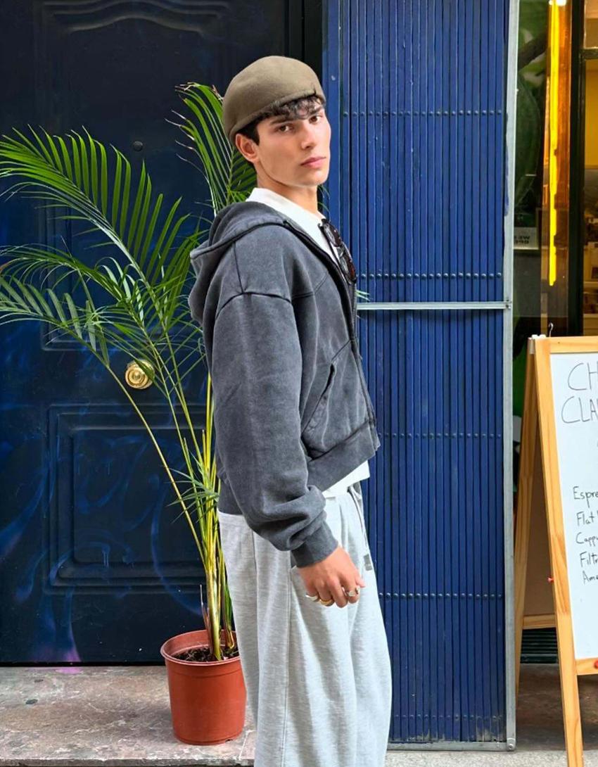 Sweat Zippé Court Boxy Fit