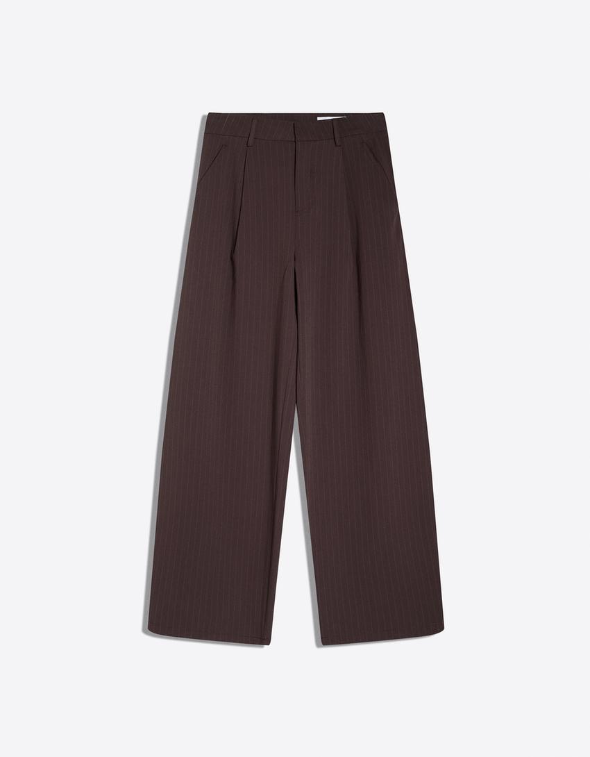 Pantalon Volume Double Tissu