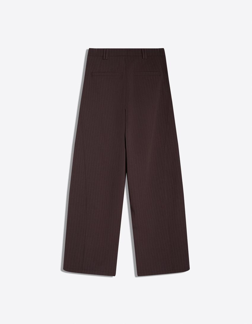 Pantalon Volume Double Tissu