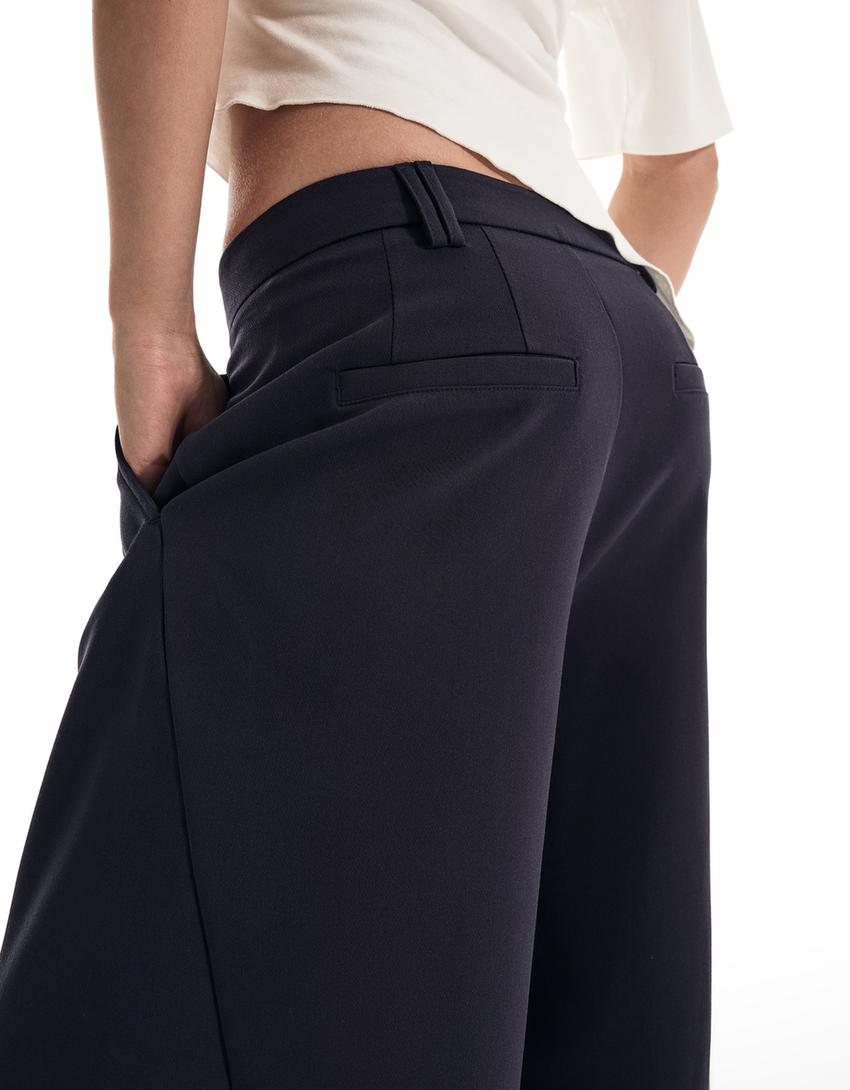 Pantalon Volume Double Tissu