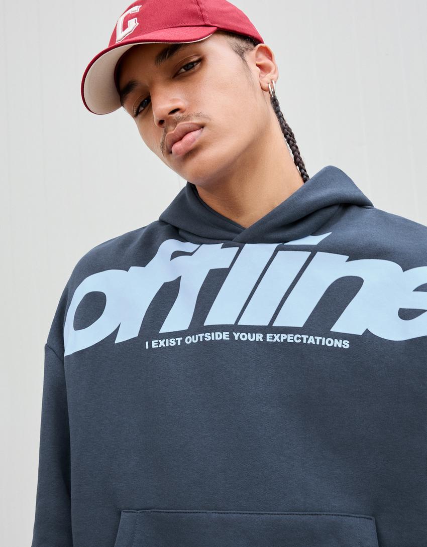 SWEAT À CAPUCHE IMPRIMÉ