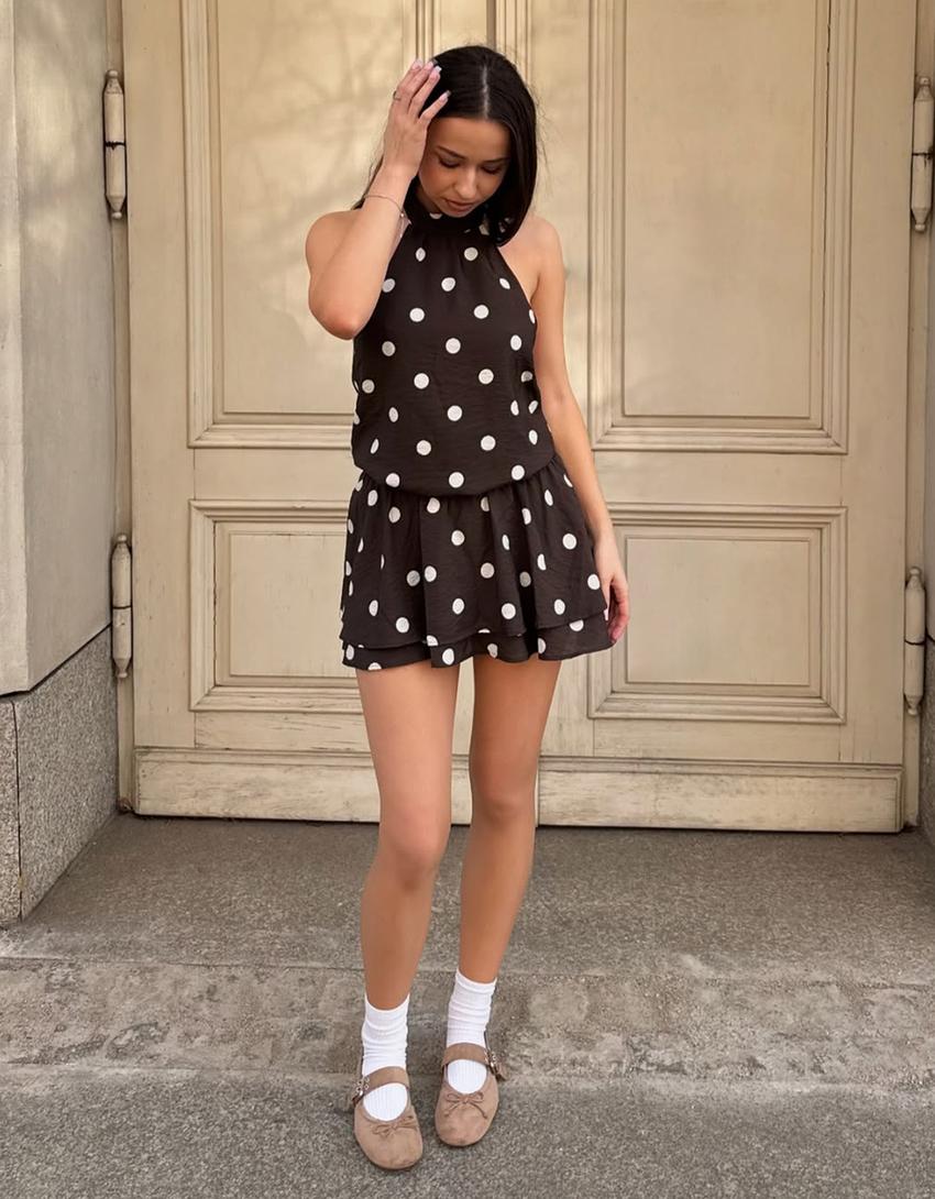 Robe Mini À Pois