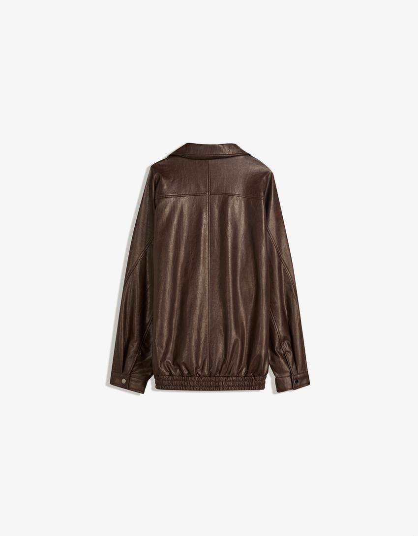 Veste Oversize en Similicuir